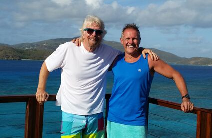 Steve Brossman and Richard Branson