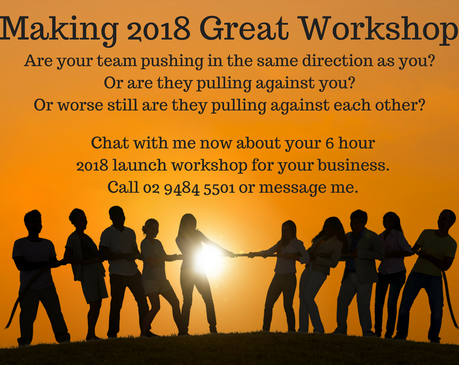 Making 2018 Great Workshop